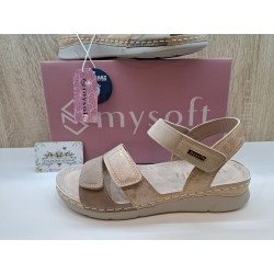 Sandalia Velcros Mysoft...